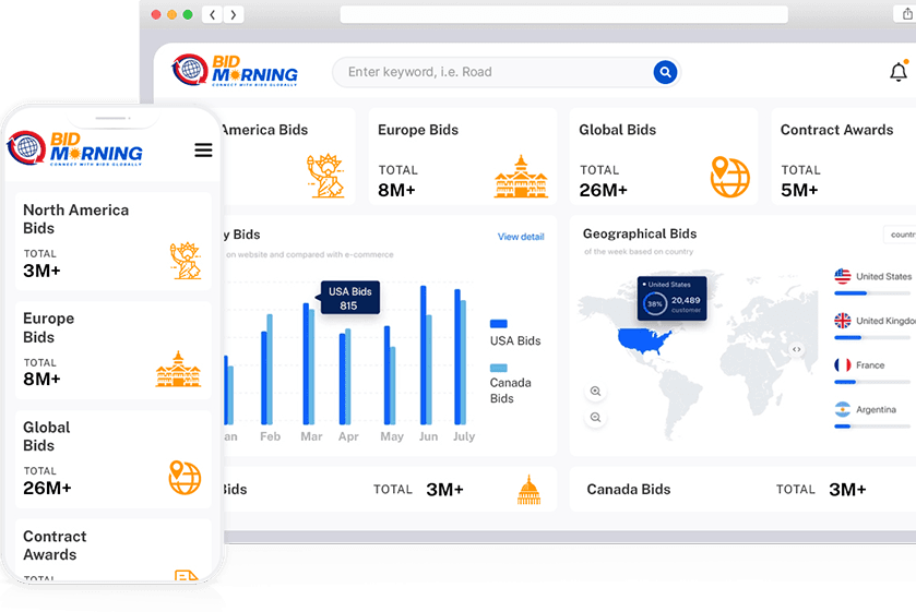 BidMorning Latest Government Bids & Contracts RFQs & RFPs